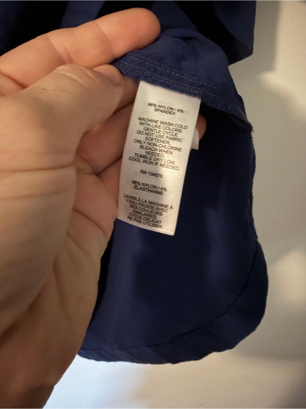 Vineyard Vines Performance Navy Popover Shirt Dress, Size S - Picture 3 of 4